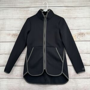 The North Face Thermal 3D Double Layer Fleece Full Zip Jacket Womens Small Black